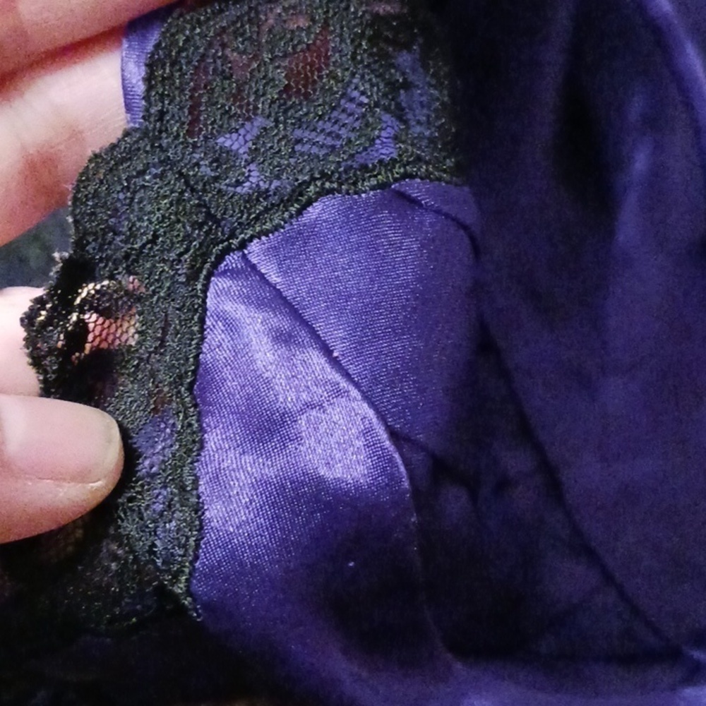 Vintage Gold Label Victoria's Secret Slip Gown Purple Ladies Small fairycore - Picture 6 of 7
